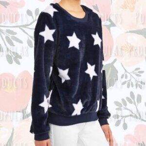 3/$30 Plush Sweatshirt, Star Print